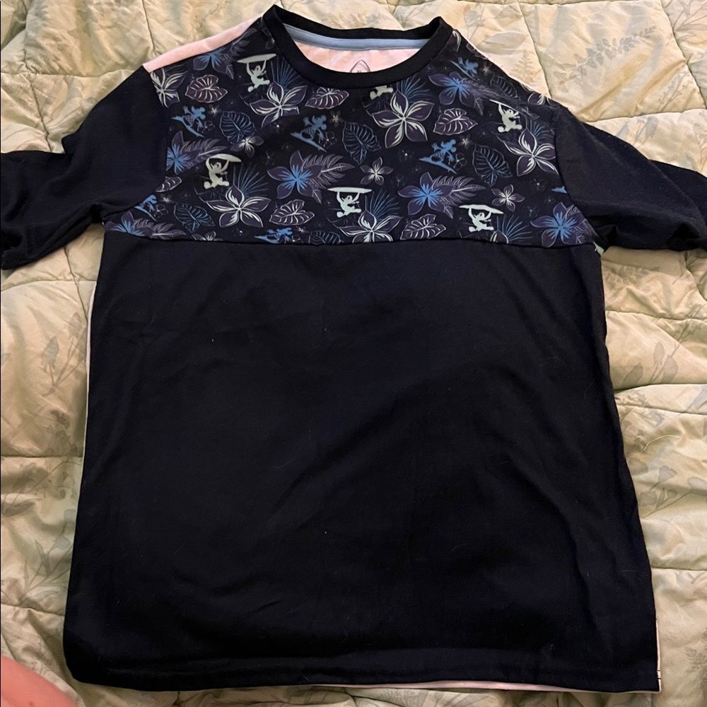 Kids Navy Blue Floral Disney Alani Shirt